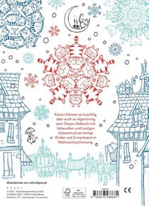 A Million Christmas Cats: Mein Katzen-Malbuch zu Weihnachten achterzijde