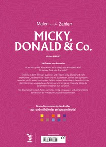 Disney - Malen nach Zahlen: Micky, Donald & Co. achterzijde