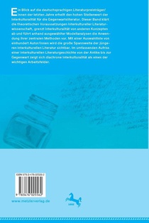 Interkulturelle Literaturwissenschaft achterzijde