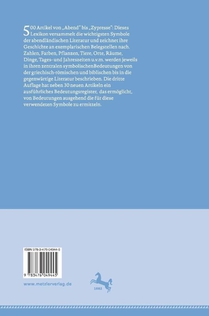 Metzler Lexikon Literarischer Symbole achterzijde