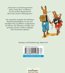 Die Häschenschule - Pop-up-Leporello-Buch achterzijde