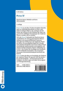 Physik IV achterzijde
