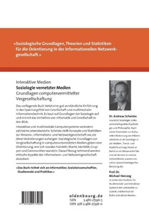 Soziologie vernetzter Medien achterzijde