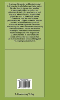 Vergeben Und Vergessen? Pardonner Et Oublier? achterzijde