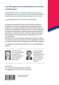 Ubungsbuch Zur Produktionswirtschaft achterzijde