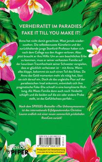 The Paradise Problem - Wenn das Herz den perfekten Plan durchkreuzt achterzijde