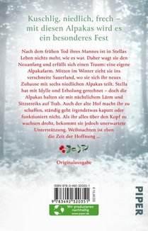 Weihnachtszauber mit Alpakas achterzijde