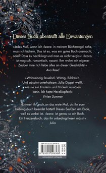 Izara 1: Das ewige Feuer achterzijde