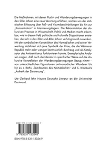 Nomadische Bewegungen Und Die Symbolik Der Krise achterzijde