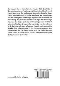 Alter Werdende und Altere Frauen Heute achterzijde