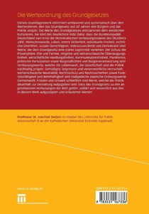 Die Werteordnung Des Grundgesetzes achterzijde
