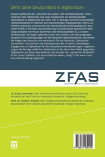 Zehn Jahre Deutschland in Afghanistan achterzijde