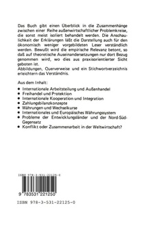 Internationale Wirtschaftsbeziehungen achterzijde