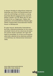 Deutschland und Chile, 1850 bis zur Gegenwart: Ein Handbuch achterzijde