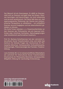 Philosophie der Grenze achterzijde