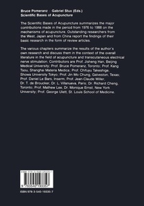 Scientific Bases of Acupuncture achterzijde