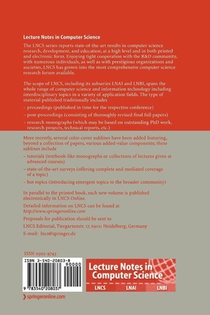 Verification, Model Checking, and Abstract Interpretation achterzijde