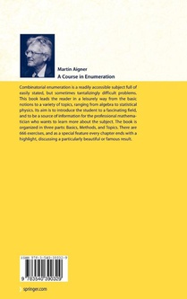 A Course in Enumeration achterzijde