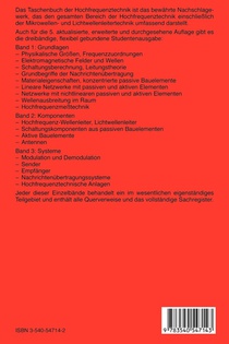 Taschenbuch Der Hochfrequenztechnik achterzijde
