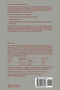 Formal Methods in Programming and Their Applications achterzijde
