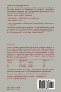 Hardware and Software Architectures for Fault Tolerance achterzijde