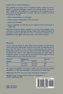 Logics in Artificial Intelligence achterzijde