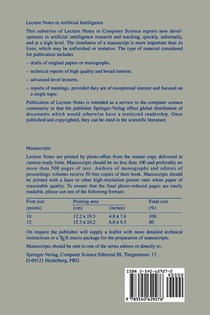 Foundations of Inductive Logic Programming achterzijde