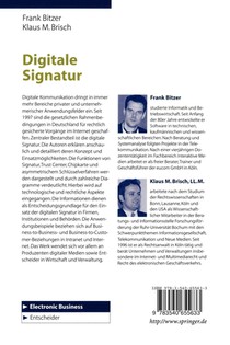 Digitale Signatur achterzijde