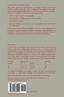 Integer Programming and Combinatorial Optimization achterzijde