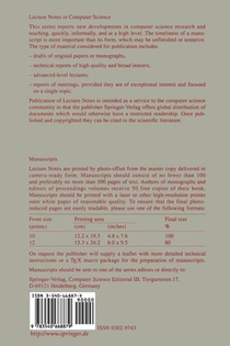 Cryptography and Coding achterzijde
