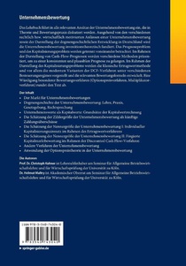 Unternehmensbewertung achterzijde