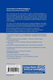 Machine Learning: ECML 2007 achterzijde