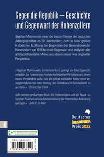 Die Hohenzollern und die Nazis achterzijde