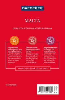 Baedeker Reiseführer Malta, Gozo, Comino achterzijde