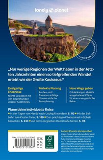 LONELY PLANET Reiseführer Georgien, Armenien & Aserbaidschan achterzijde