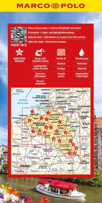 Belgium and Luxembourg Marco Polo Map achterkant