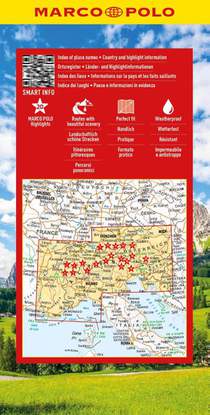 Alps Marco Polo Map achterkant