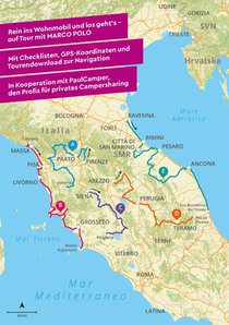 MARCO POLO Camper Guide Toskana, Umbrien & Marken achterzijde