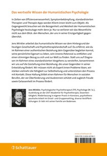 Warum wir gerade jetzt Humanistische Psychotherapie brauchen! achterzijde