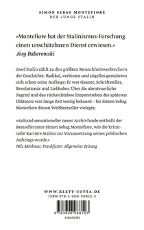 Der junge Stalin achterzijde