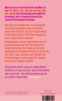 Ost*West*frau* achterzijde