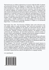 The Language of Conferencing achterzijde