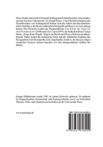 Christoph Schlingensief und seine Auseinandersetzung mit Joseph Beuys achterzijde