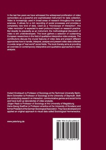 Video Analysis: Methodology and Methods achterzijde