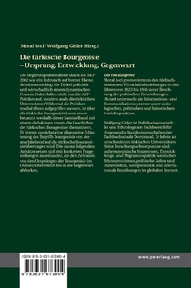 Die tuerkische Bourgeoisie - Ursprung, Entwicklung, Gegenwart achterzijde