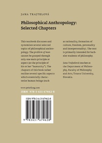 Philosophical Anthropology: Selected Chapters achterzijde