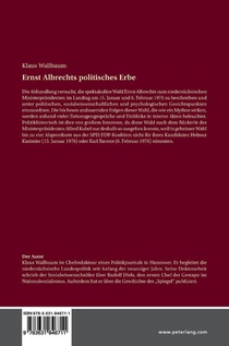 Ernst Albrechts politisches Erbe achterzijde