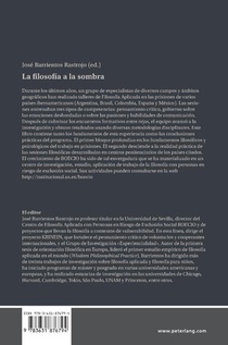 La filosofia a la sombra achterzijde