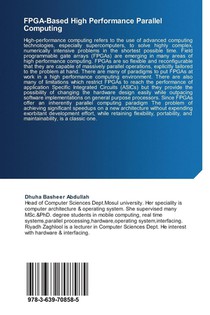 FPGA-Based High Performance Parallel Computing achterzijde