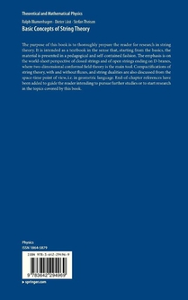 Basic Concepts of String Theory achterzijde